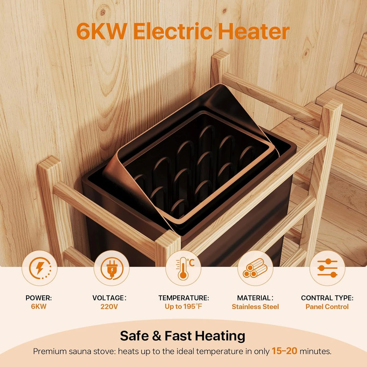 Outdoor Traditional Barrel Sauna — product view 4